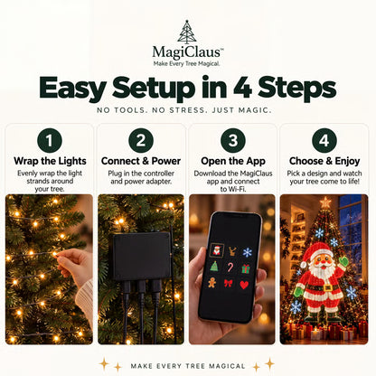 ✨Smart Christmas Tree Lights-🎄Transforms your tree in minutes
