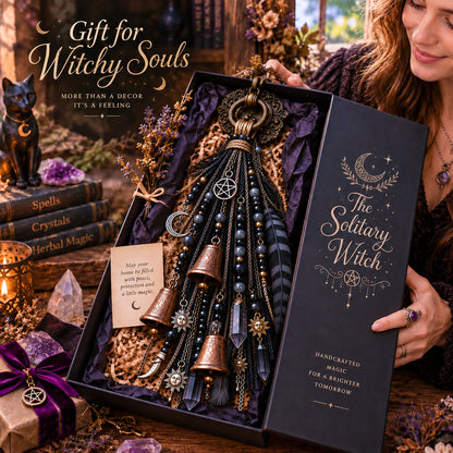 ⭐2026 USA Sale: Up to 50% OFF -🔮Witchy Door Charm - Bells, Crystals & Celestial Hanging Decor