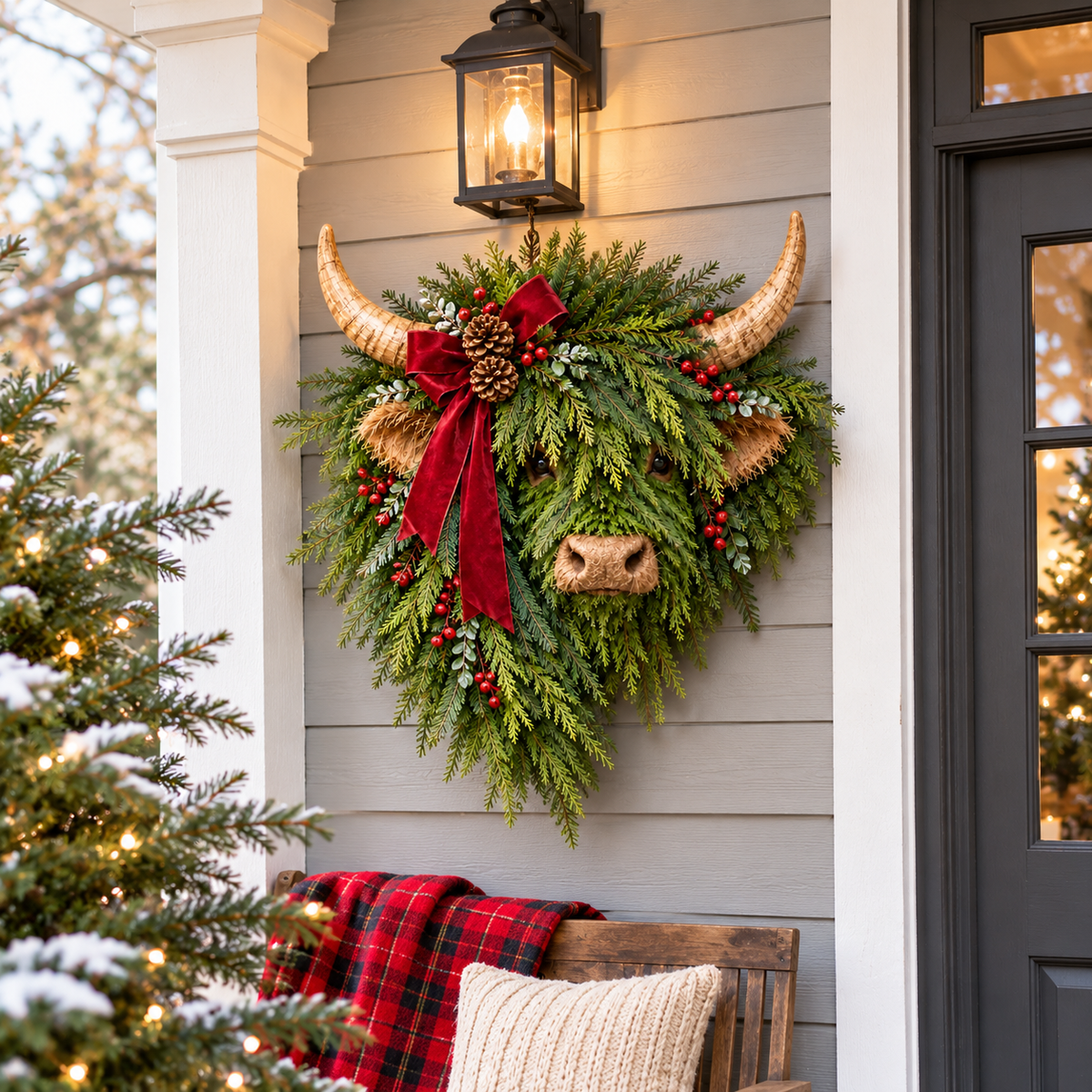 Unique Highland Cow Christmas Design
