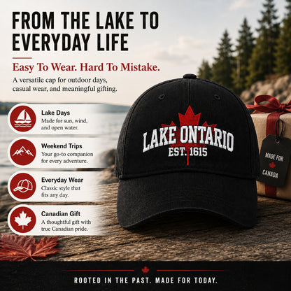 ❤️Lake Ontario Forever – 2027 Nestmiro®Heritage Embroidered Cap🍁