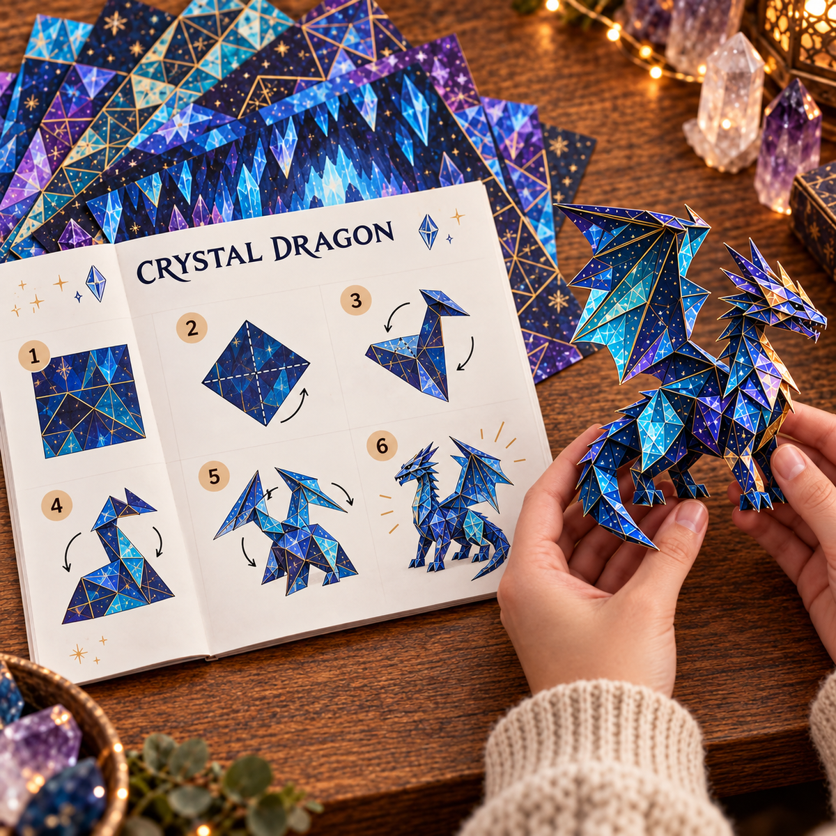 🎁DIY Fantasy Paper—💕Step-by-Step Guide Included