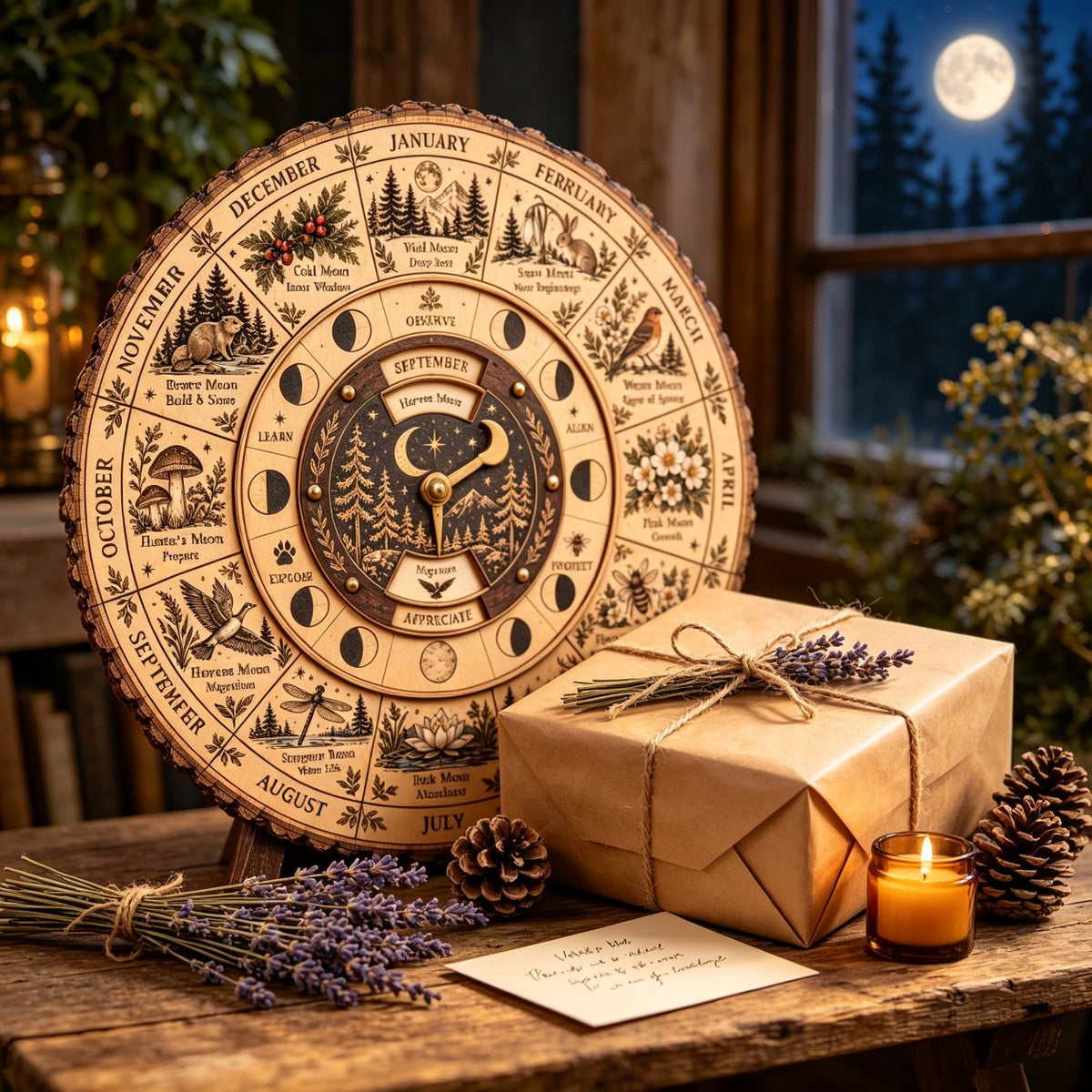 ⭐2026 USA Sale: Up to 50% OFF -🌙🌲Moon & Nature Observation Wheel🌕