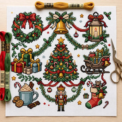 ✝️ Blessed Nativity Cross Stitch Pattern