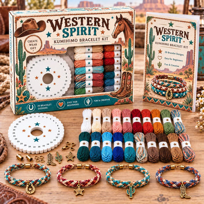 🌸Cottage Bloom Bracelet-Making Kit – ✨Beginner DIY Friendship Bracelet Craft Set