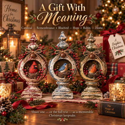 Vintage Christmas Bird Keepsake Collection🐦-A little Christmas visitor that feels like home