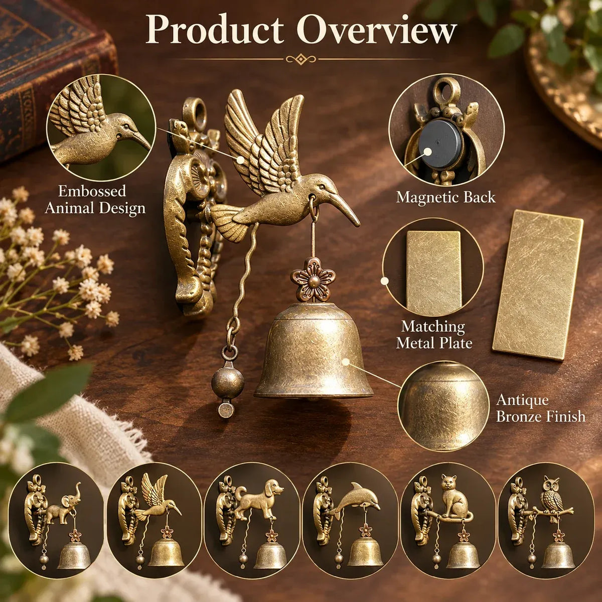 🔥🔔Country Charm Animal Chime – Vintage Home Accent(📦Buy 2 Free Shipping)