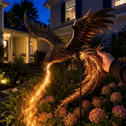 🐦‍🔥2027 Fellime® Solar Powered Phoenix Fire Garden Light Decoration