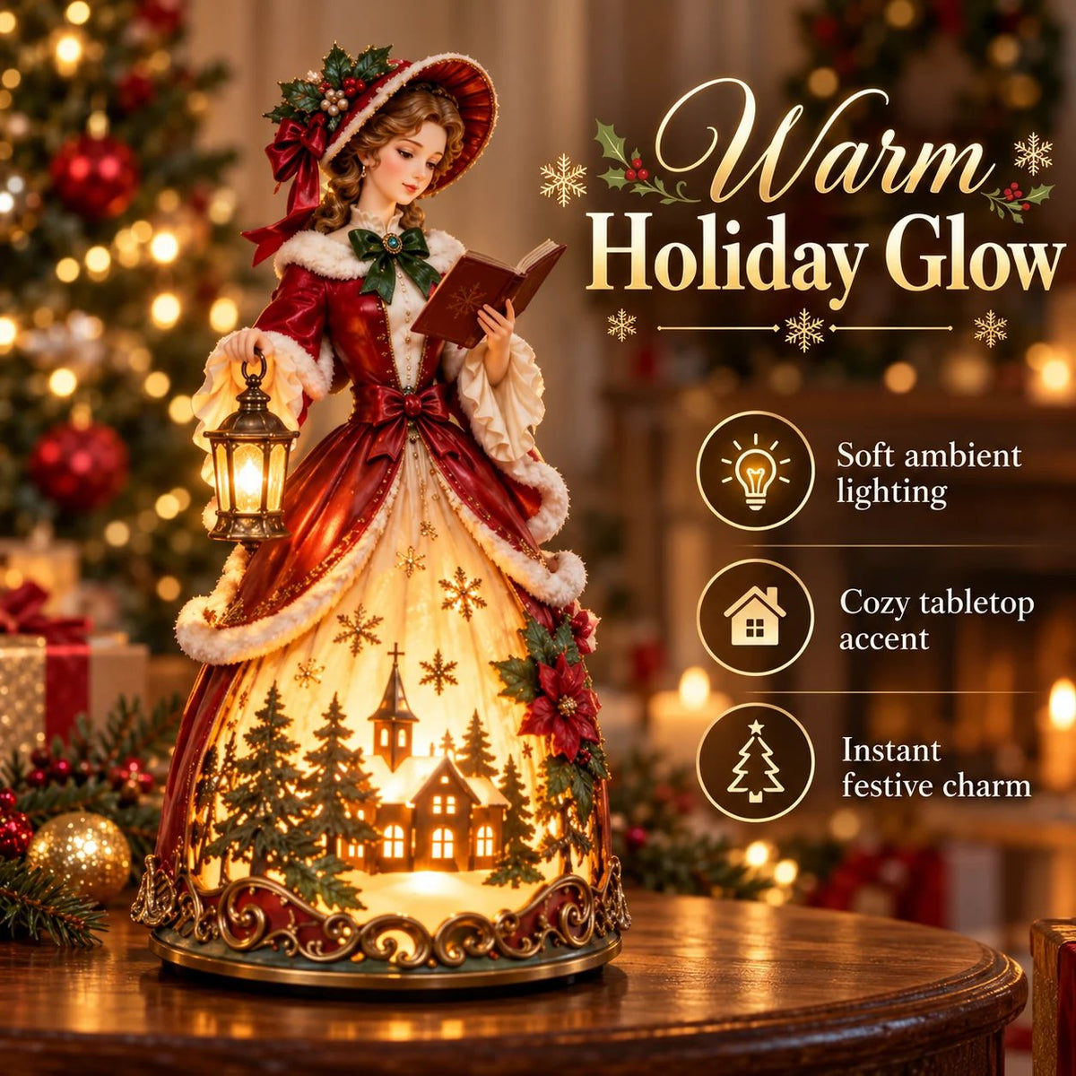 🔥The Christmas Storykeeper™ – Light-Up Figurine✨