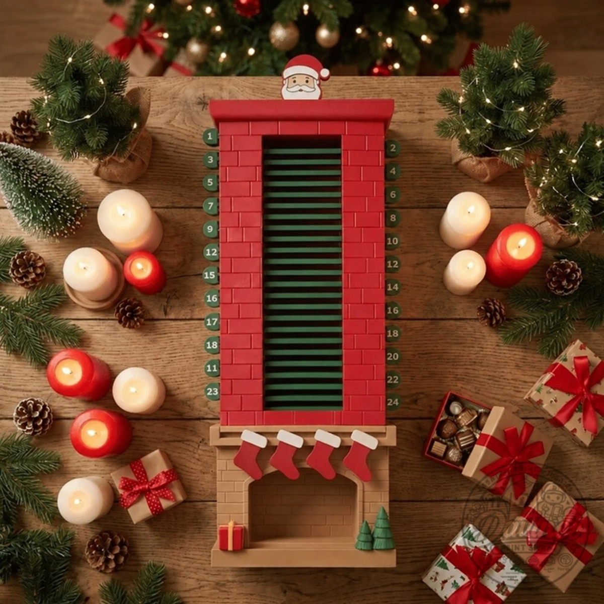 ⭐2026 USA Sale: Up to 50% OFF -🔥2026 Special Edition Santa Chimney Christmas Countdown Advent Calendar