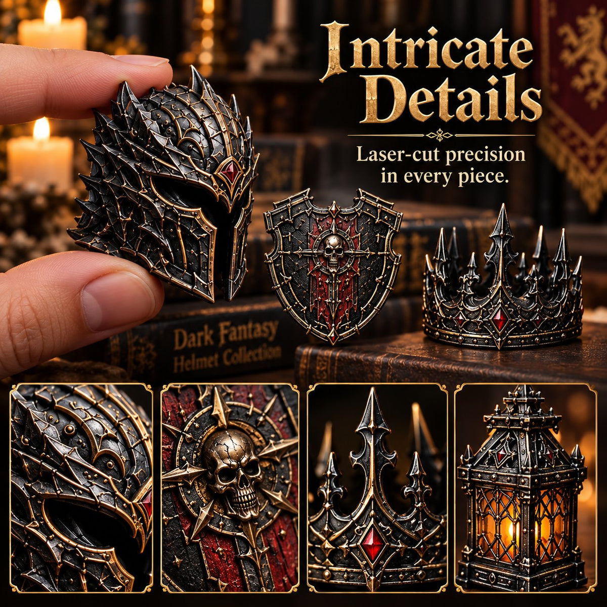 ⭐2026 USA Sale: Up to 50% OFF -🐉24 Exclusive Dark Fantasy Helmet Advent Calendar