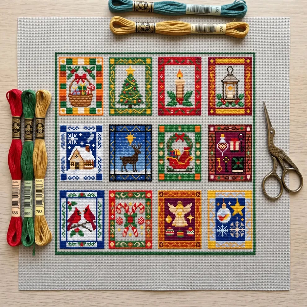 ✝️ Blessed Nativity Cross Stitch Pattern