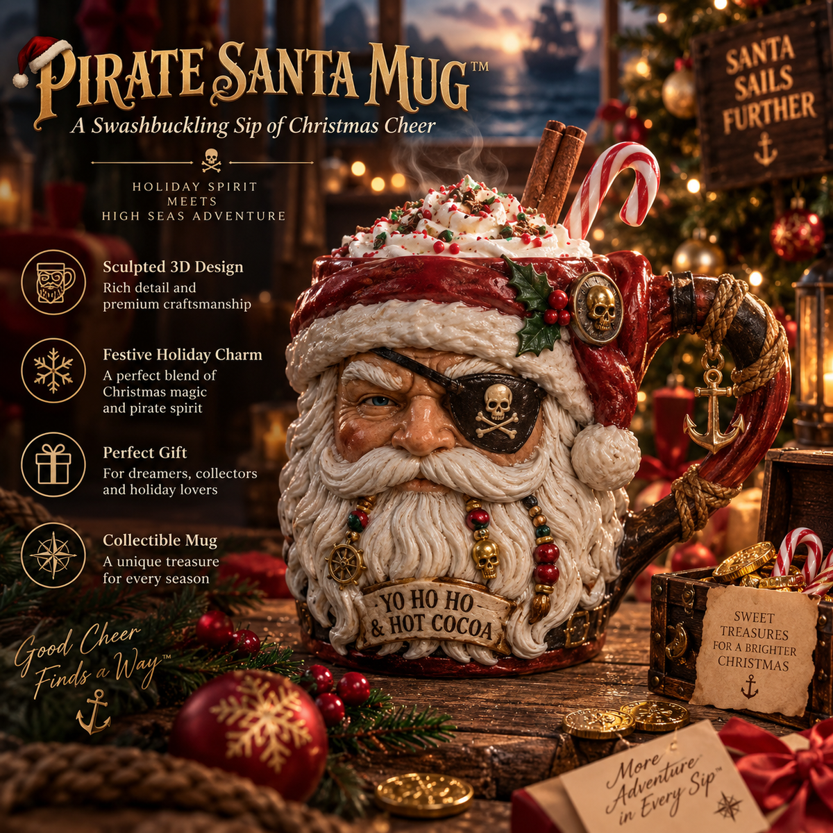 🔥😍Dark Holiday Legends Mug Collection💀🎅