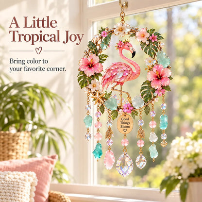🔥😍Whimsical Animal Wind Chimes | Sparkling Suncatcher Decor
