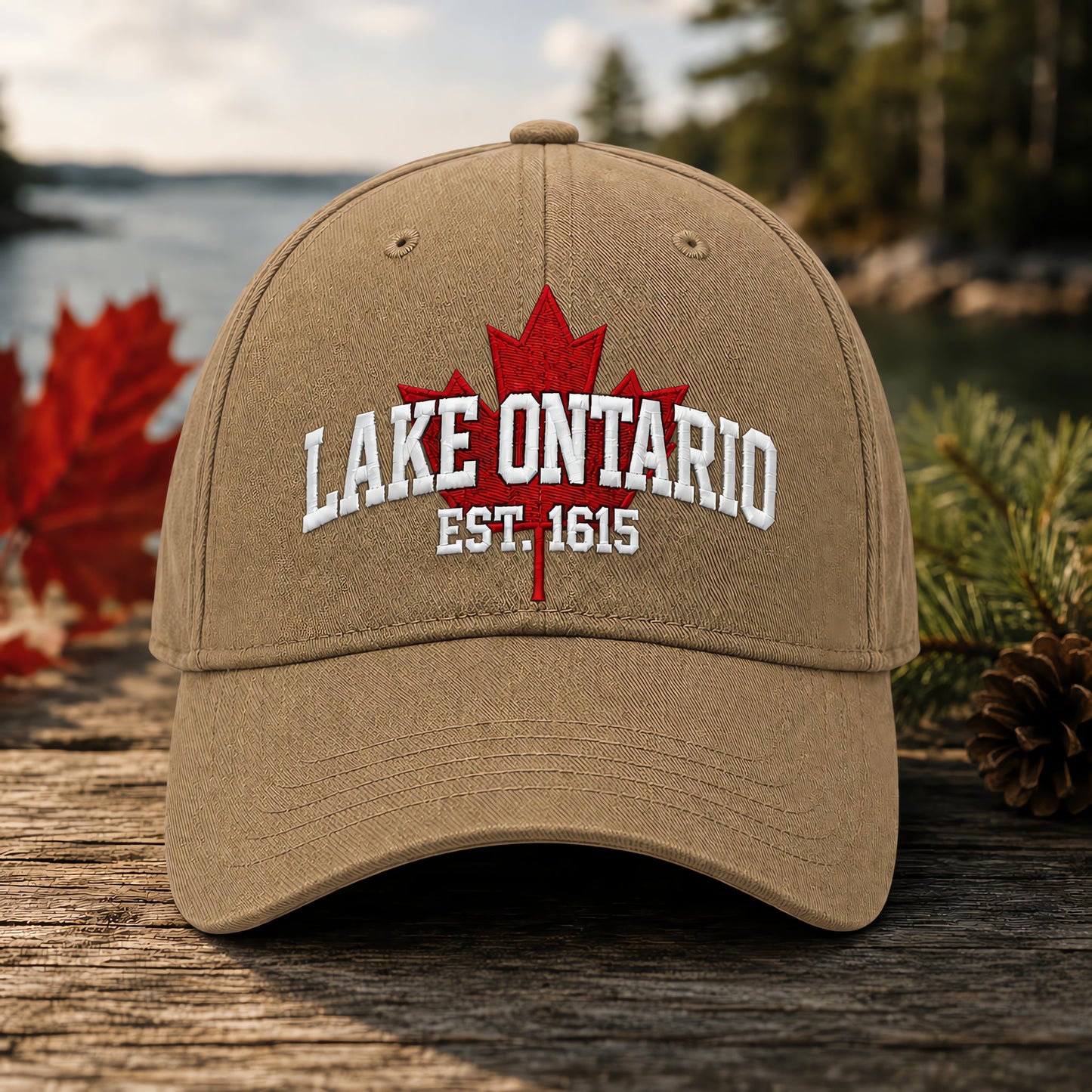 ❤️Lake Ontario Forever – 2027 Nestmiro®Heritage Embroidered Cap🍁