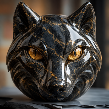🔥Luxury Guardian Animal Stone Sculpture- ✨Elegant Home Décor & Gift-Ready Art Piece