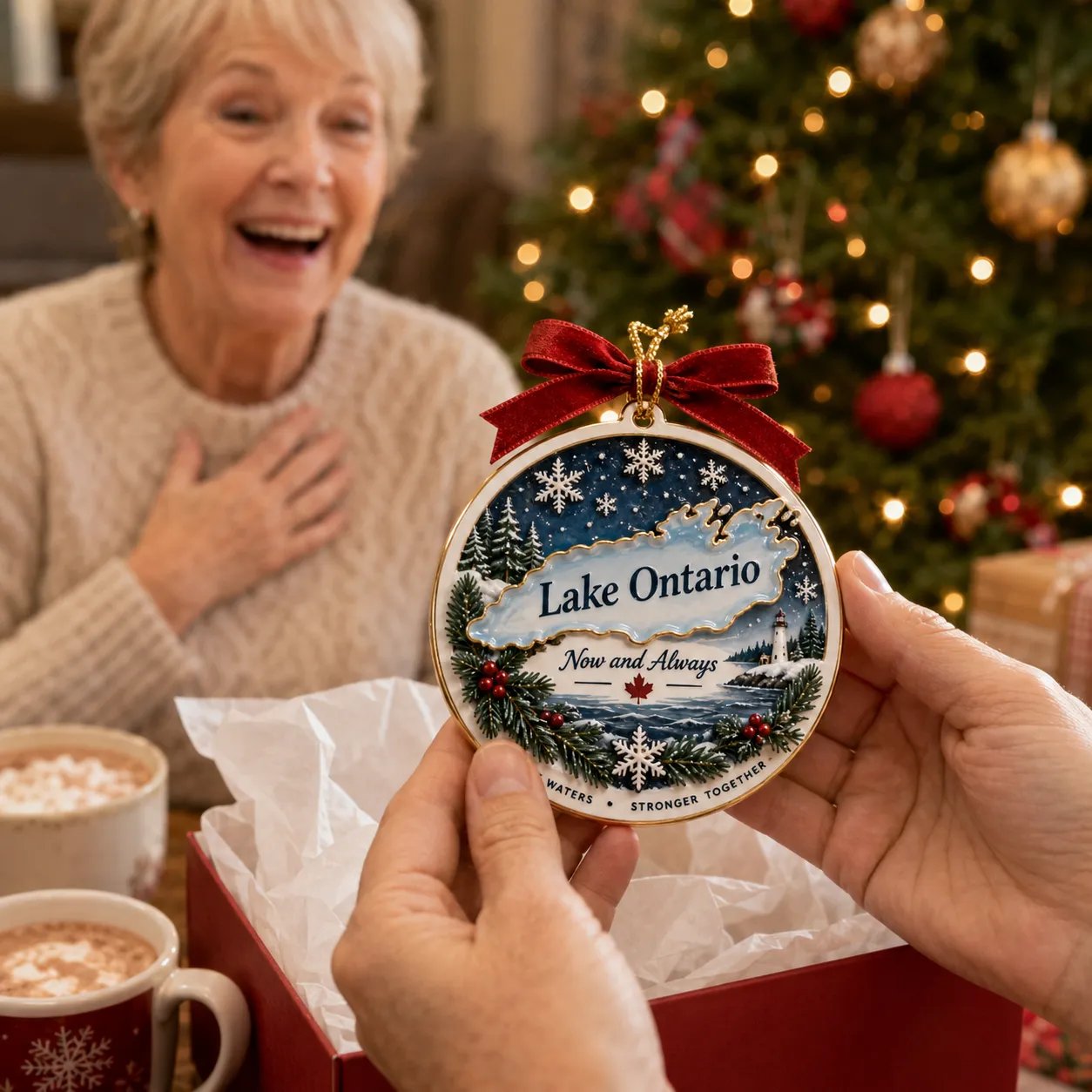 Lake Ontario Christmas keepsake