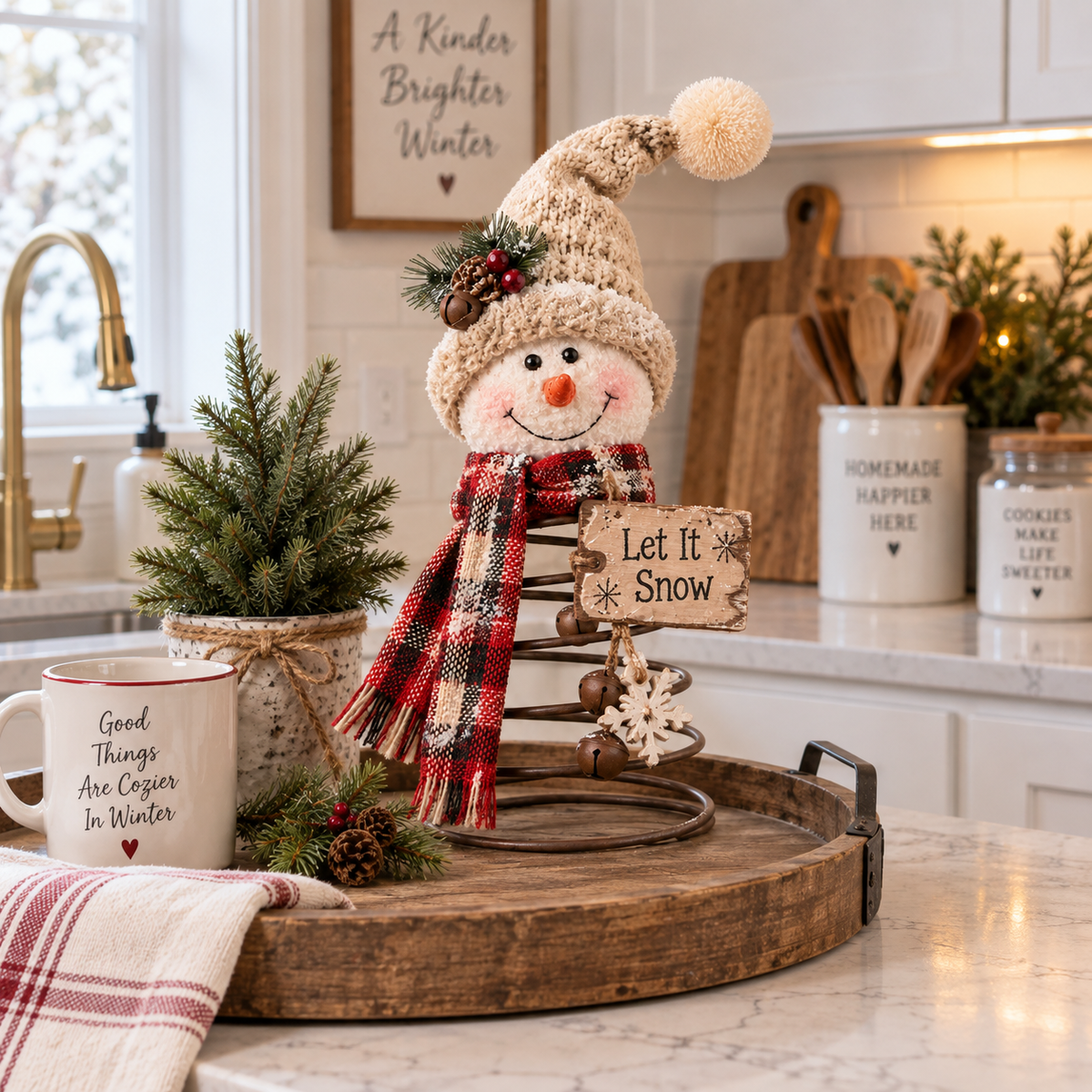 ☃️Winter Wobble Snowman™ – Rustic Snowman Collection