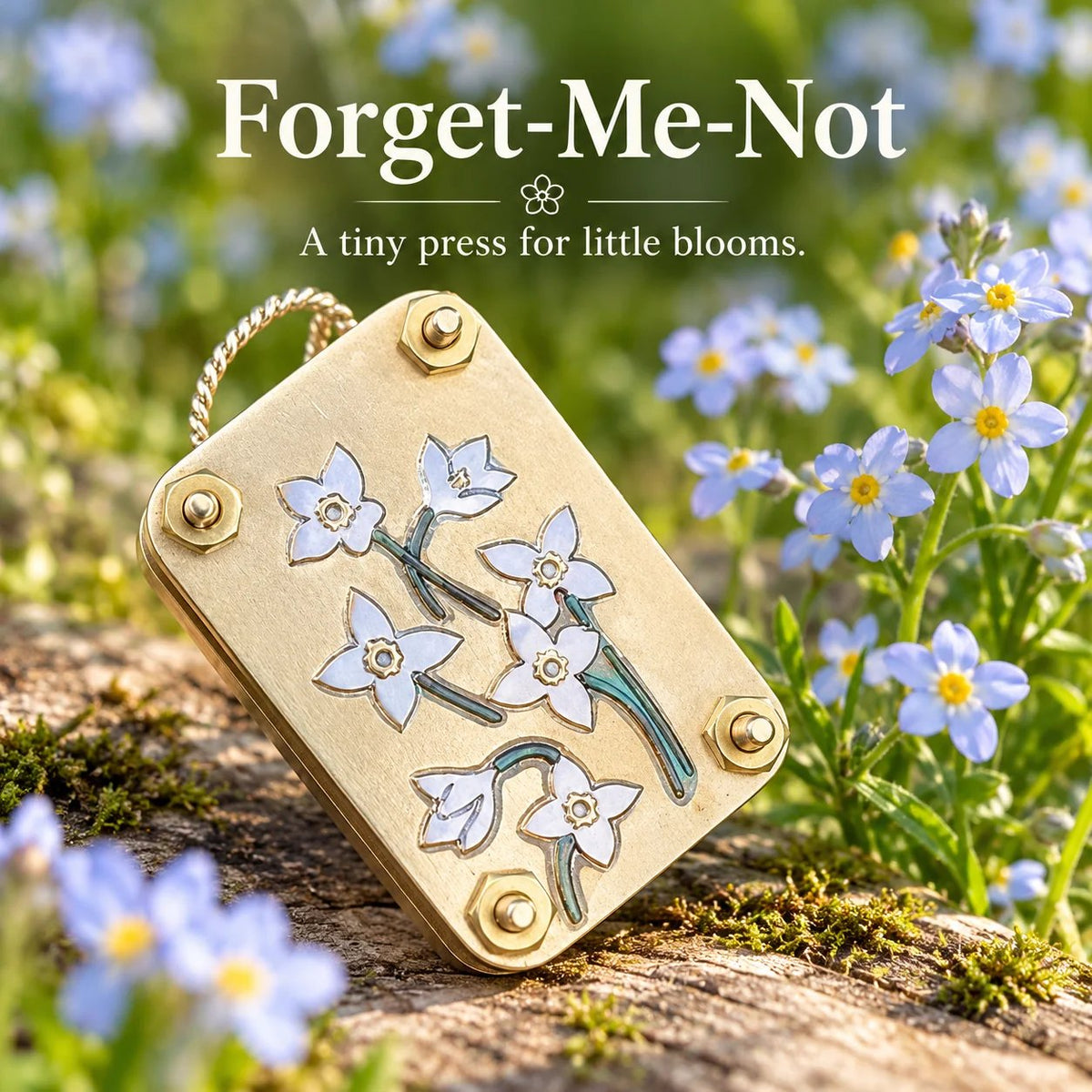 🌸 Mini Portable Flower Press | Pocket-Sized Botanical Press for Small Blooms, Petals & Keepsake Crafts 🌿