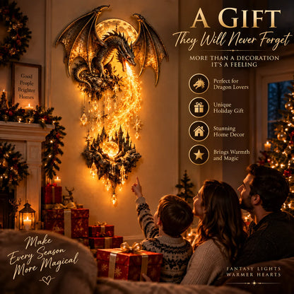 🐲Limited Edition Dragonfire Awakening Wall Decor-✅Easy to assemble ✅Sturdiness