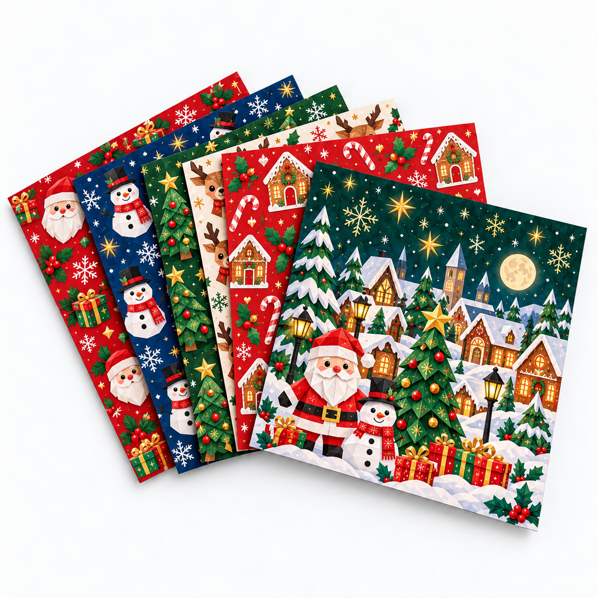 🧘Fold Your Own Magical Christmas World- 🎄3D DIY Paper Christmas(💕Step-by-Step Guide Included)