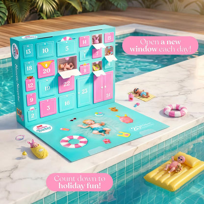 🔥😍24-Day Mini Doll Advent Calendar – Holiday Surprise Countdown