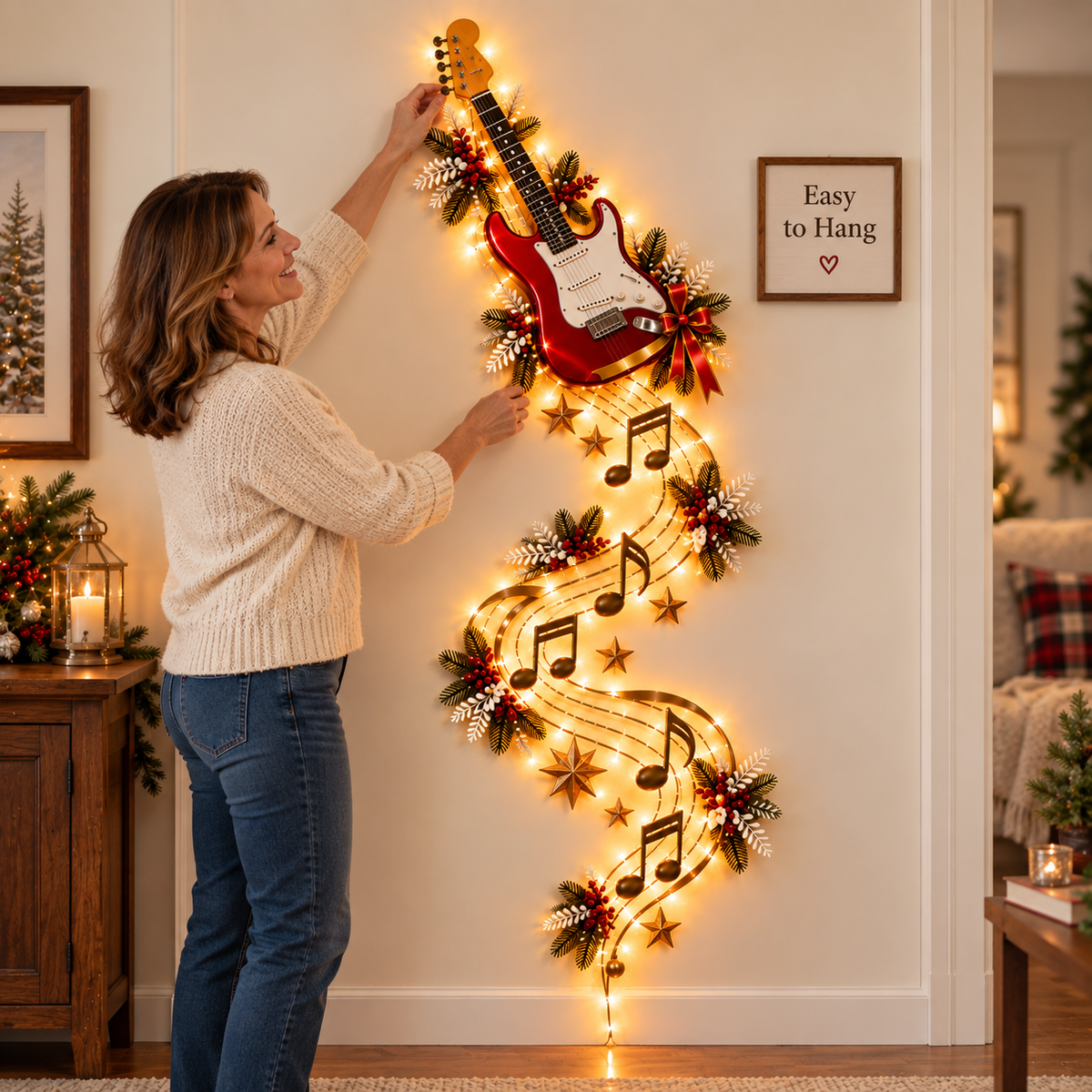 🎄🎵 Christmas Melody Glow™ – Lighted Musical Instrument Wall Décor🔥Buy 2 Get Free Shipping