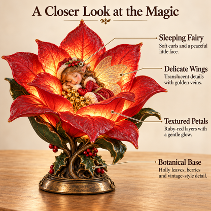 ✨🌺Christmas in Bloom – Lighted Fairy & Flower Cottage Collection