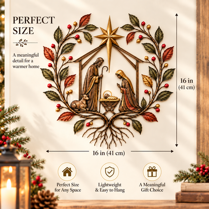 ✝️🌿Bethlehem Blessing Nativity Tree of Life Wall Decor
