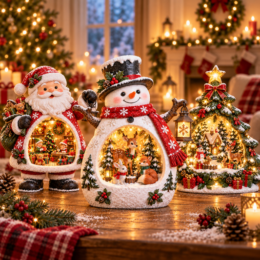 ❤️Magical Christmas Wonderland – Lighted Holiday Decor✨
