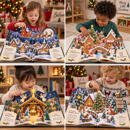 ⭐2026 USA Sale: Up to 50% OFF -3D Christmas Wonder Tales Pop-Up Book