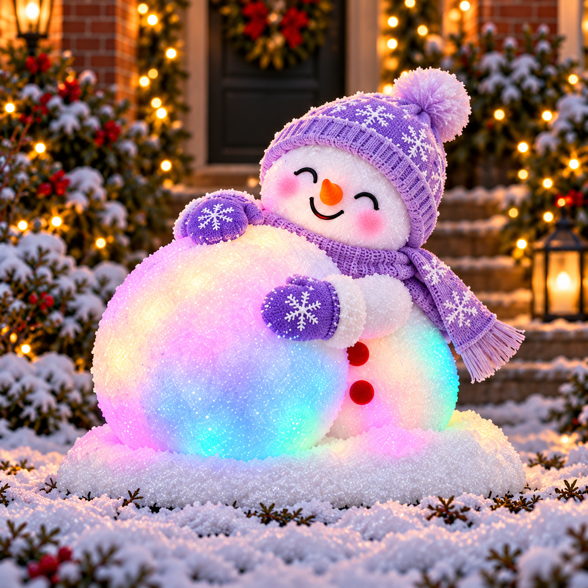 🔥☃️ Jolly Snowman Friends – 4 Glowing Holiday Designs