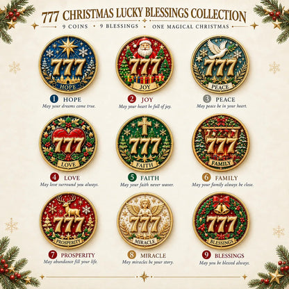 🎄✨ 777 Christmas Lucky Blessings Coin Collection 🎁