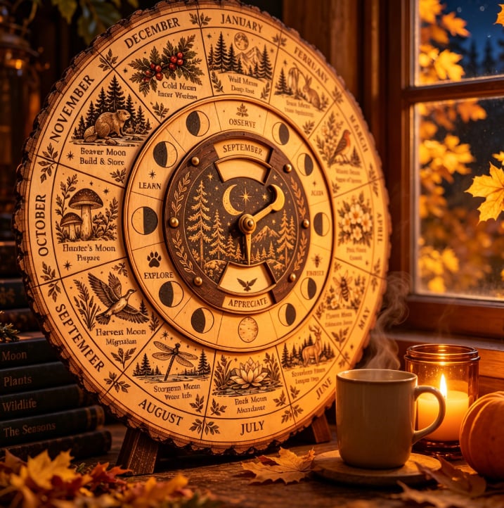 ⭐2026 USA Sale: Up to 50% OFF -🌙🌲Moon & Nature Observation Wheel🌕