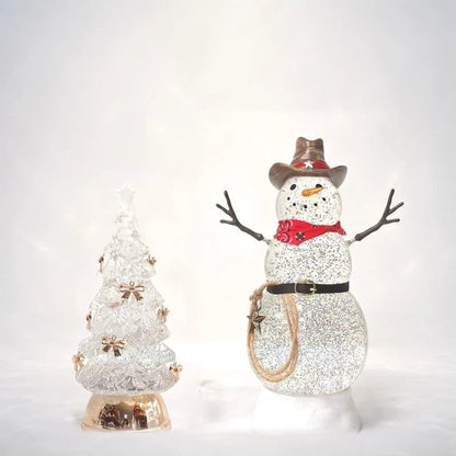 ❄️Winter Wonderglow™ – Lighted Musical Christmas Snow Globe Lantern