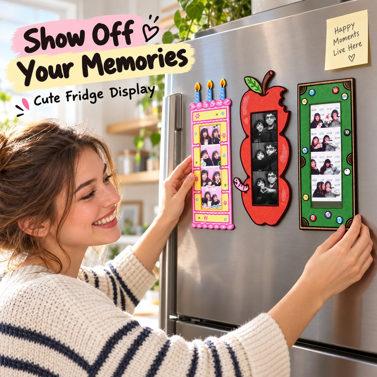 🔥Photo Strip Display Frame – Turn Special Moments into Wall Décor