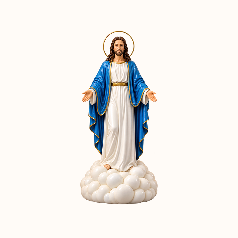 🙏 Jesus Cloud Mist Aromatherapy Lamp – Faith-Filled Ambient Decor!