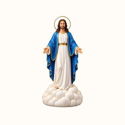 🙏 Jesus Cloud Mist Aromatherapy Lamp – Faith-Filled Ambient Decor!