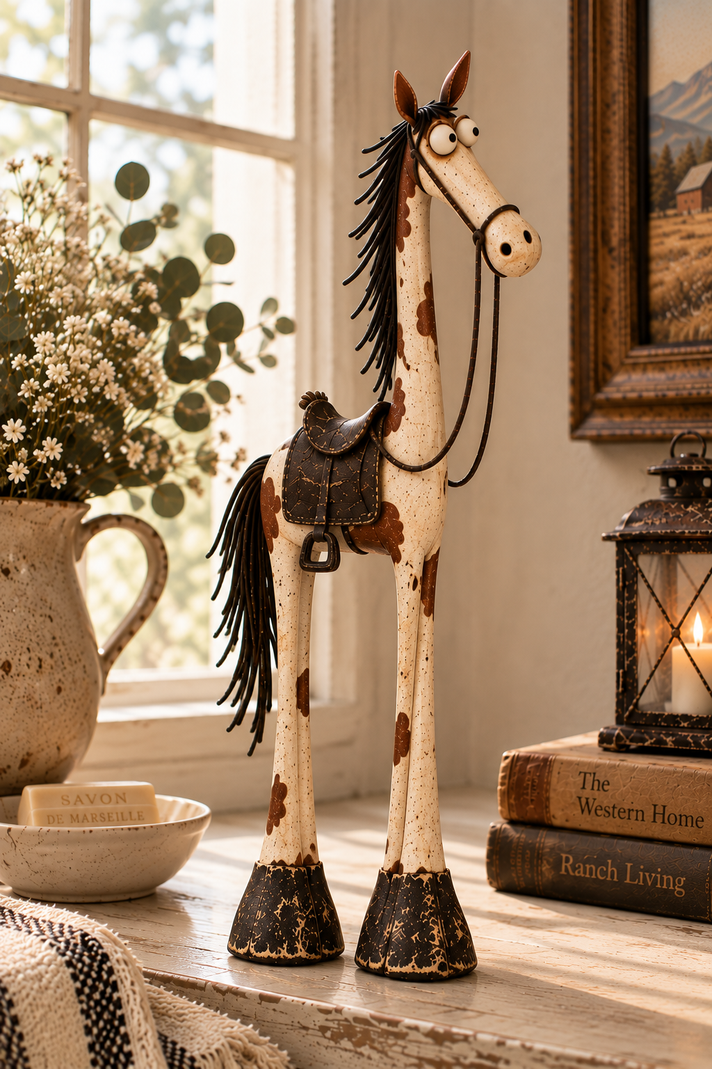 🔥LAST DAY 49% OFF | Nestmiro®Handmade🤠 Just a Cowboy & His Trusty Ol’ Horse 🐴
