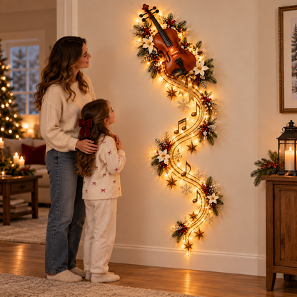 🎄🎵 Christmas Melody Glow™ – Lighted Musical Instrument Wall Décor🔥Buy 2 Get Free Shipping