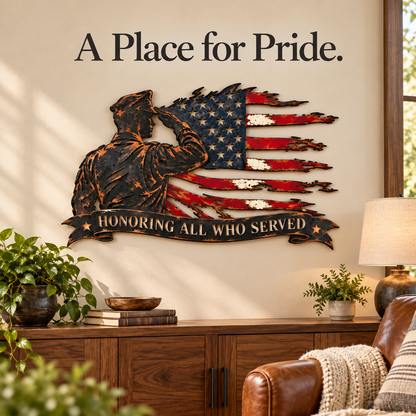 🇺🇸 Honor & Heritage – Patriotic Metal Wall Art Collection