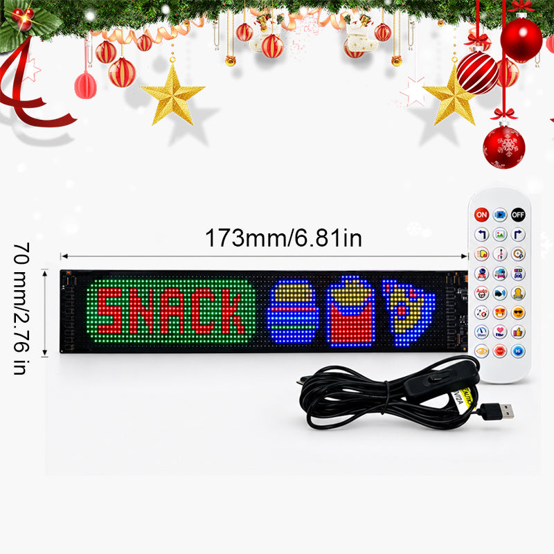 🔥😍Animated Car Glow Display – App-Controlled LED Window Decor
