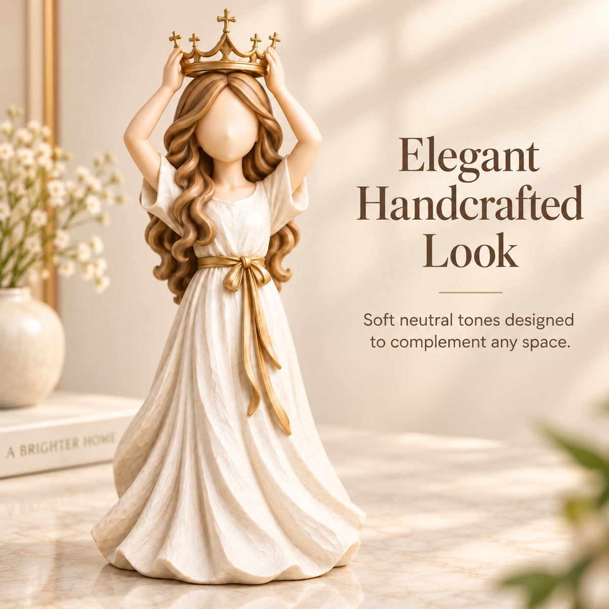 👑✝️She Wears Her Crown in Faith™ Inspirational Figurine