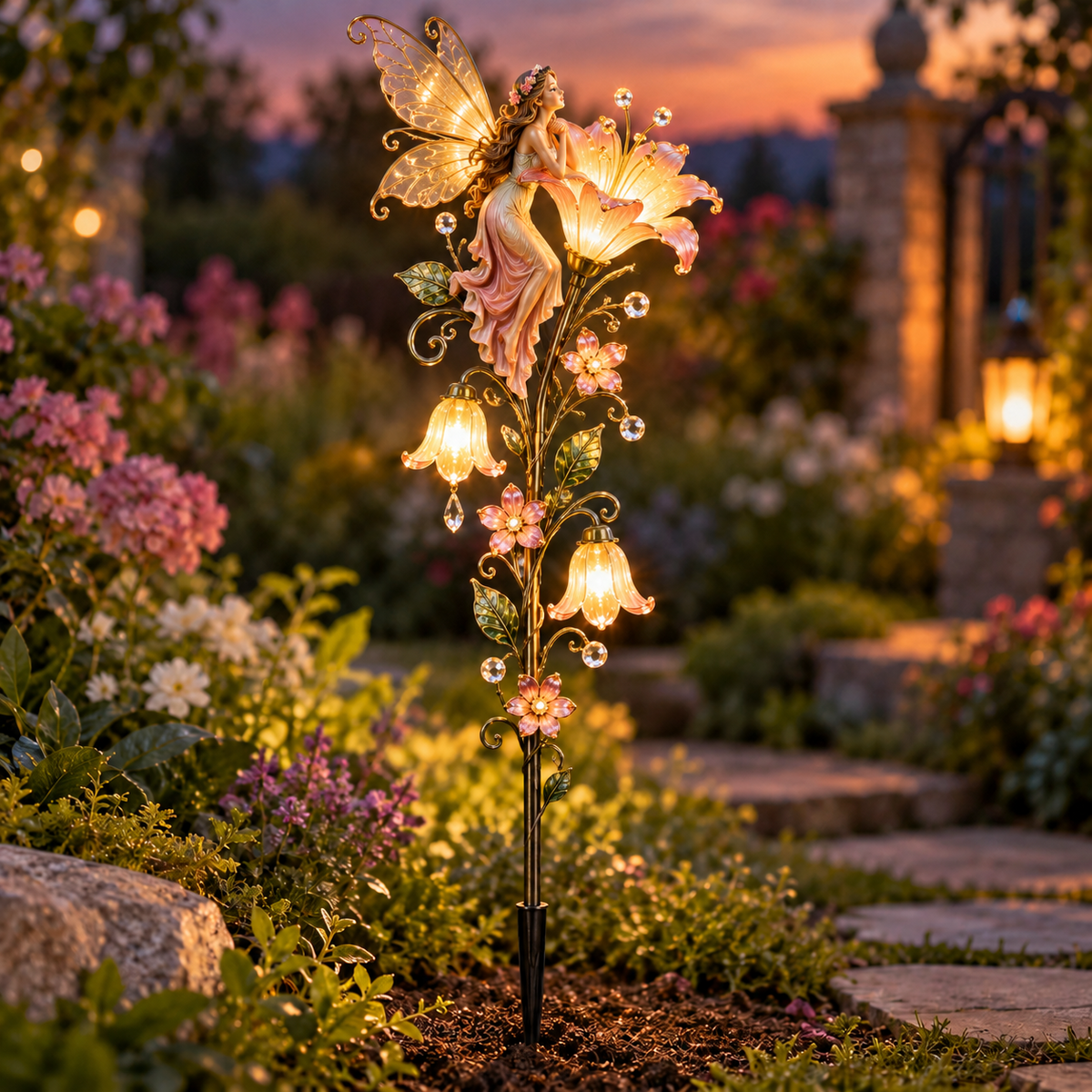 ✨🧚‍♀️Enchanted Fairy Solar Garden Stake Light