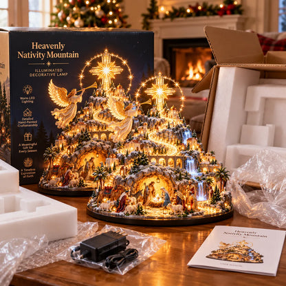 Bethlehem Mountain Glow™ | Illuminated Nativity Christmas Village
