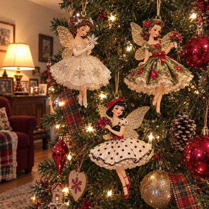 Vintage Fairy Christmas Ornaments – A Touch of Old-Fashioned Magic