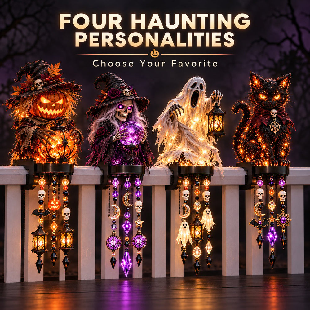 Customer glowing railing decor