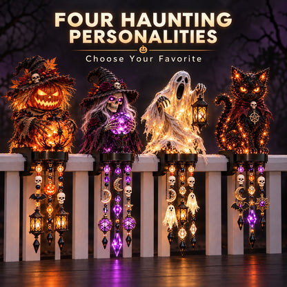 🎃 Halloween Character Glow Cascade Railing Lights-✅Easy to assemble ✅Sturdiness ✅Craftsmanship