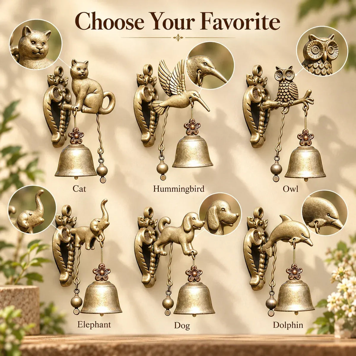 🔥🔔Country Charm Animal Chime – Vintage Home Accent(📦Buy 2 Free Shipping)
