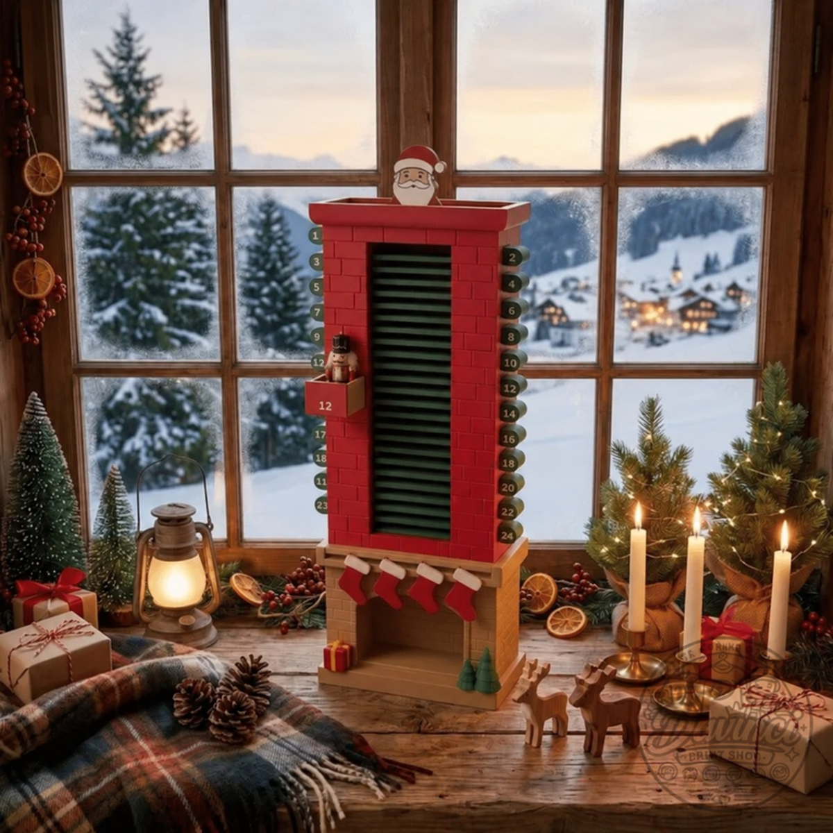 ⭐2026 USA Sale: Up to 50% OFF -🔥2026 Special Edition Santa Chimney Christmas Countdown Advent Calendar