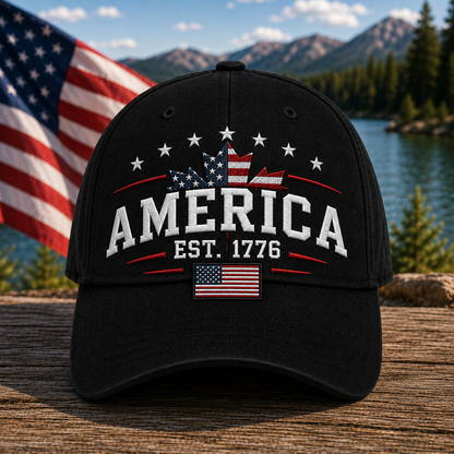 🍁Lake Ontario Forever – Heritage Embroidered Cap(❤Ultra-Breathable & Lightweight Comfort & Unisex Fit)